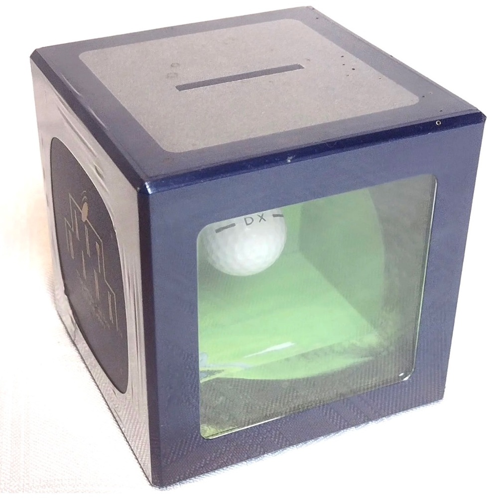 Tenyo 1989 New/Vintage Invisible Art Bank Golf Ball, mfg in Japan